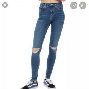 Topshop Distressed Jamie Jeans